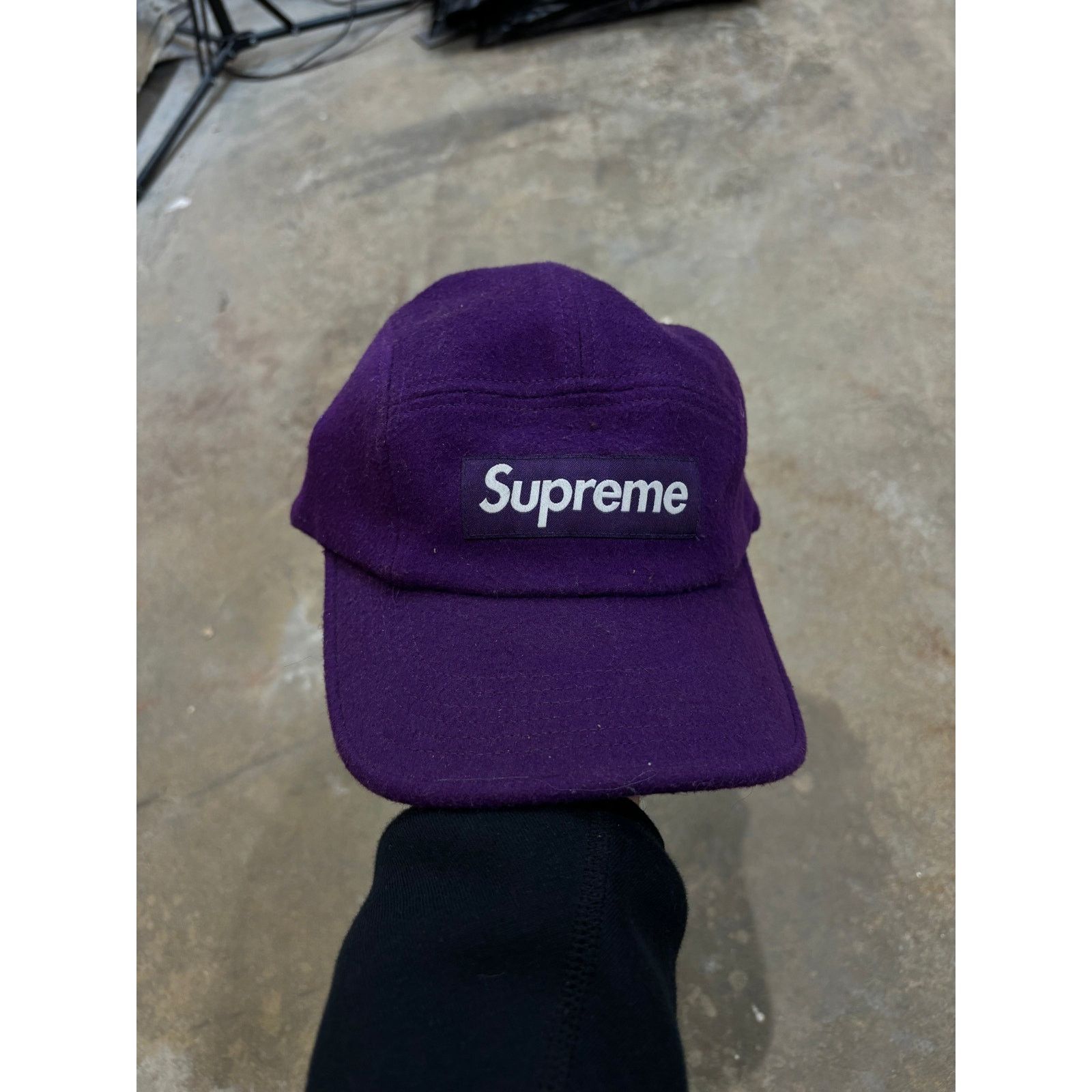Supreme Supreme Purple 6-Panel Hat Used OS Size ONE SIZE - 1 Thumbnail