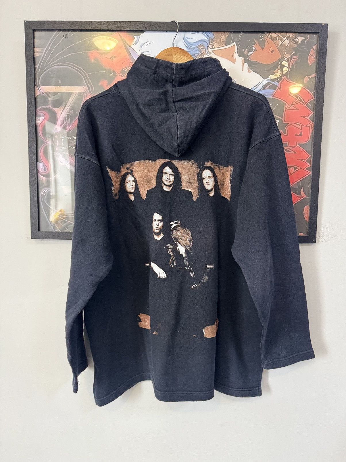 Band Tees Vintage 90s Blind Guardian Mirror Mirror black hoodie Size US XL / EU 56 / 4 - 5 Thumbnail