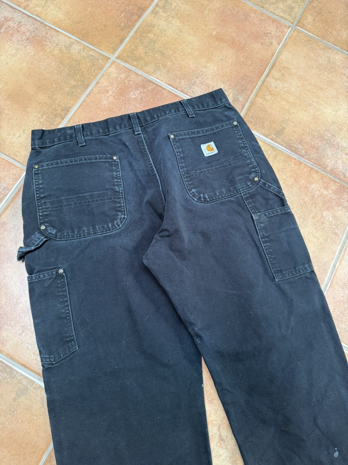 Carhartt Vintage Black Carhartt Double Knees Size US 36 / EU 52 - 8 Thumbnail