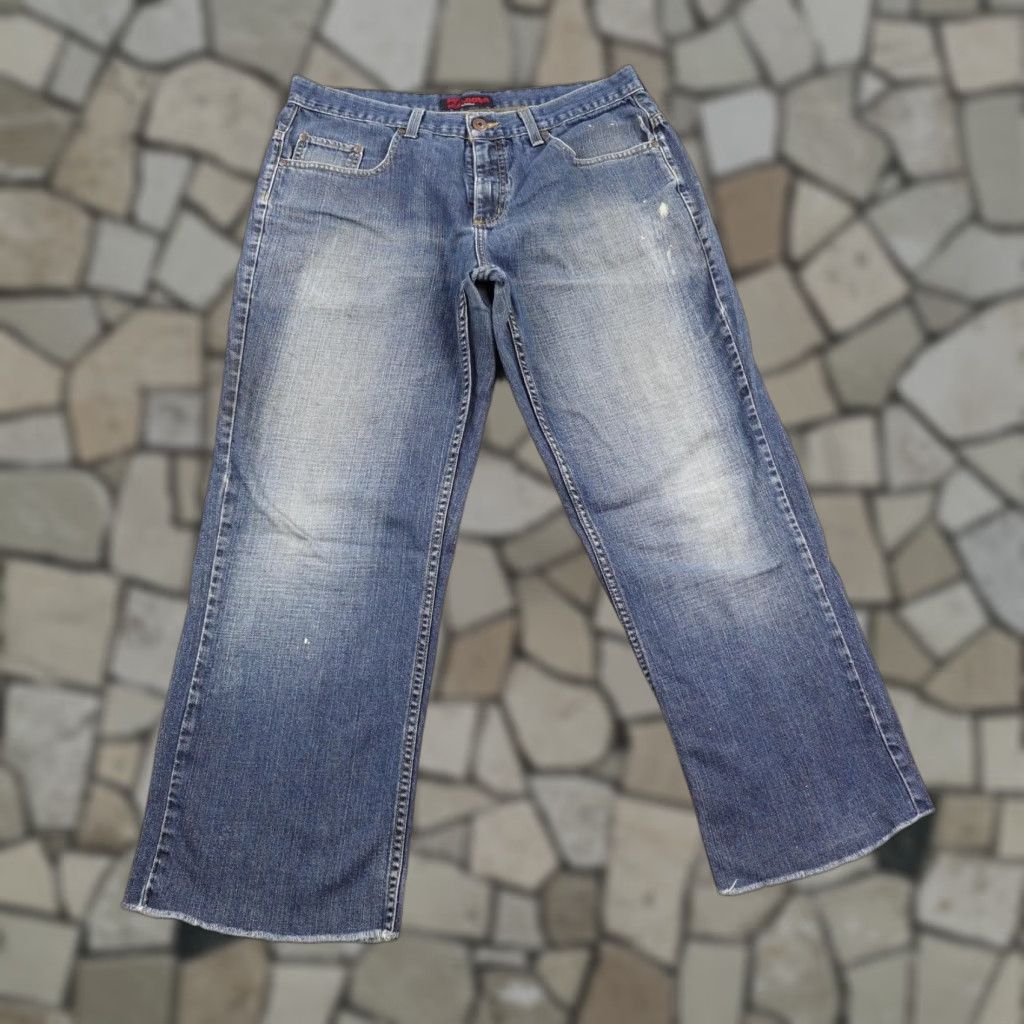 Anchor Blue VINTAGE Anchor Blue Jeans Mens 34x32 Denim Relaxed Fit Baggy Distressed Y2K Grunge 90s Style Pocket Denim Blue Mens Size US 34 / EU 50 - 1 Thumbnail