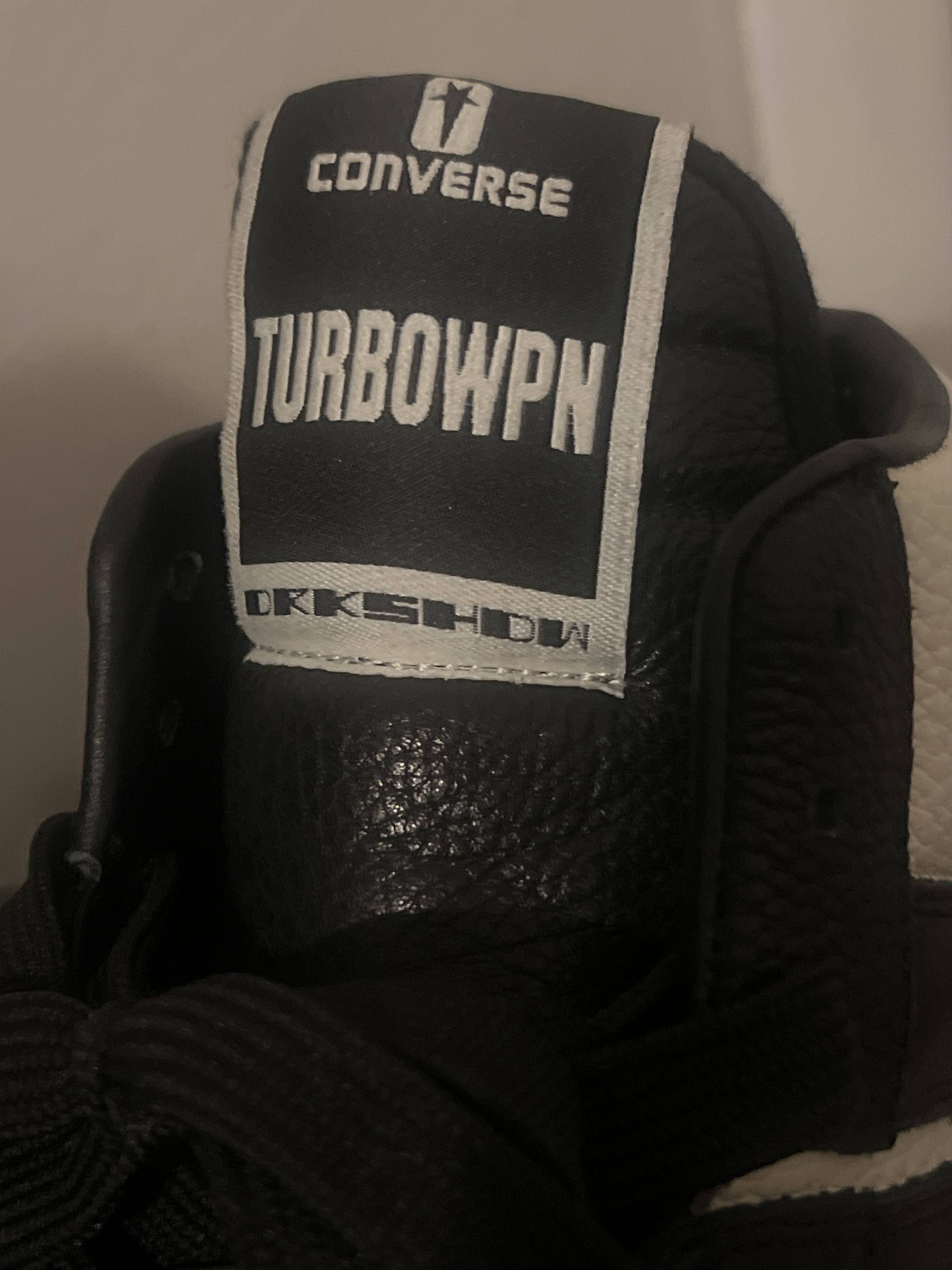 Rick Owens Rick Owen’s Collab with converse Size US 10 / EU 43 - 8 Thumbnail