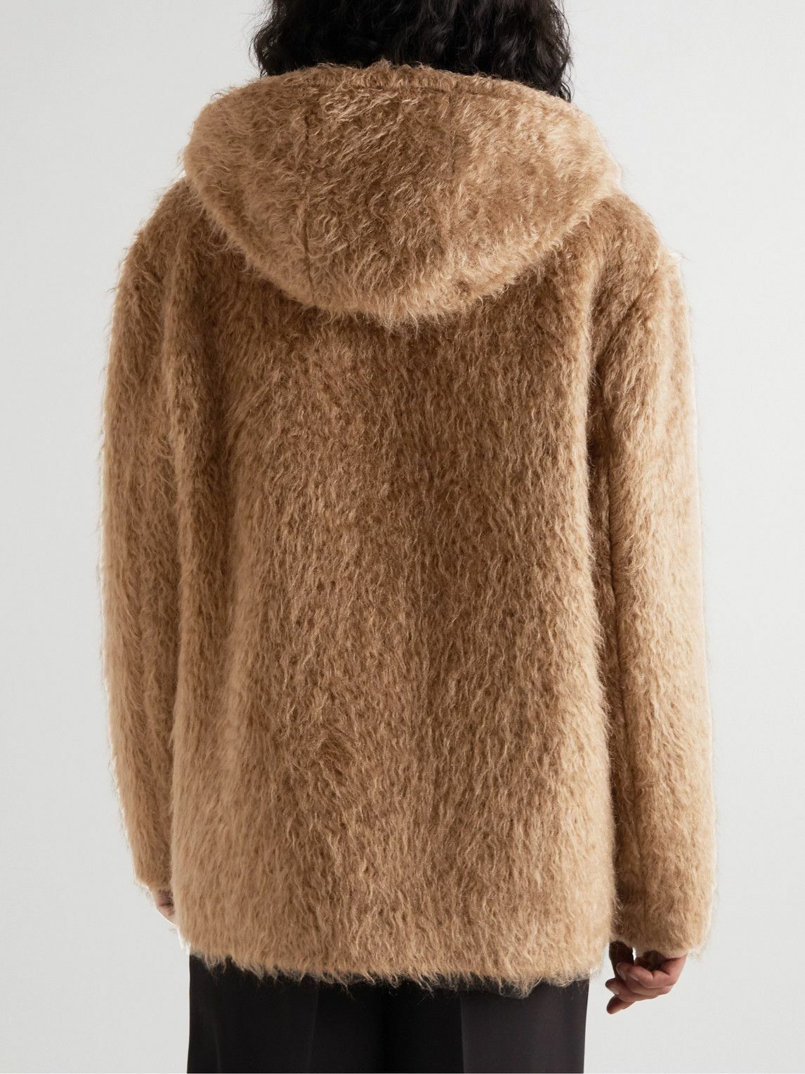 Other $1945 Piacenza 1733 Baby Llama Fur Hooded Jacket Size US M / EU 48-50 / 2 - 3 Thumbnail