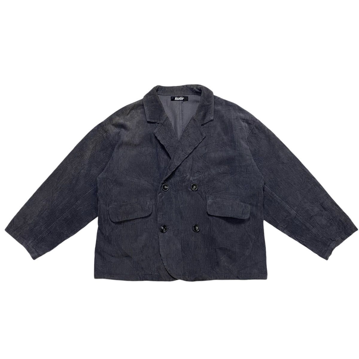 If Six Was Nine × Japanese Brand Kutir Double Breasted corduroy oversize jacket Size L / US 10 / IT 46 - 1 Thumbnail