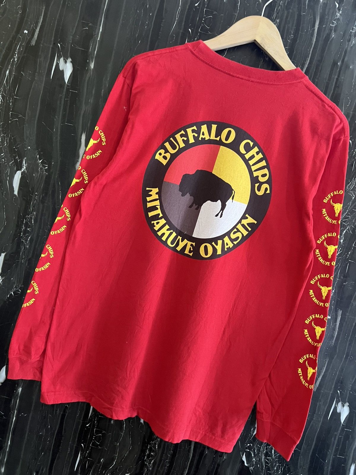 Japanese Brand BUFFALO CHIPS LONG SLEEVE TSHIRT Size US L / EU 52-54 / 3 - 6 Thumbnail