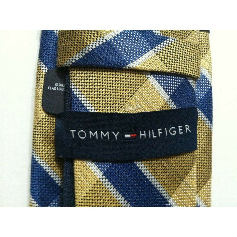 Tommy Hilfiger TOMMY HILFIGER MENS NEW 60%LINEN 40%SILK WIDTH:3 1/8" Size ONE SIZE - 2 Thumbnail