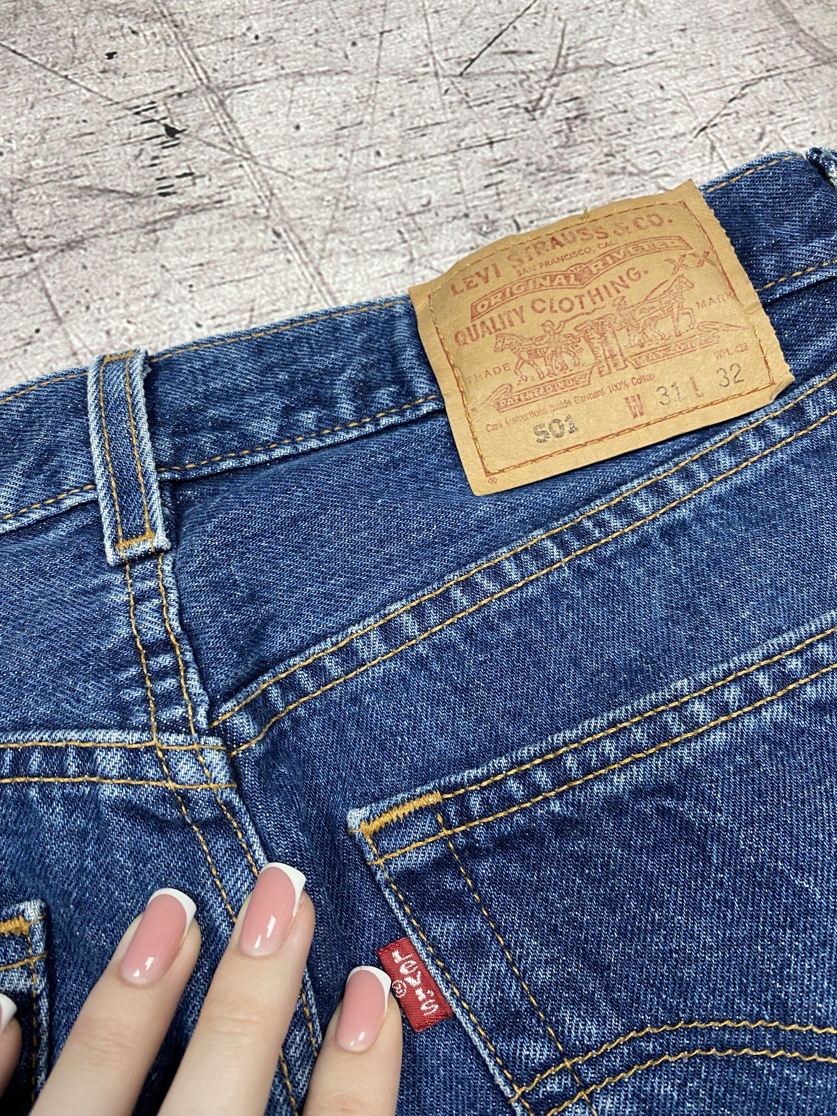 Levi's × Vintage Levis 501 Vintage Mens Denim Pants Y2K Jeans Size US 31 - 2 Thumbnail