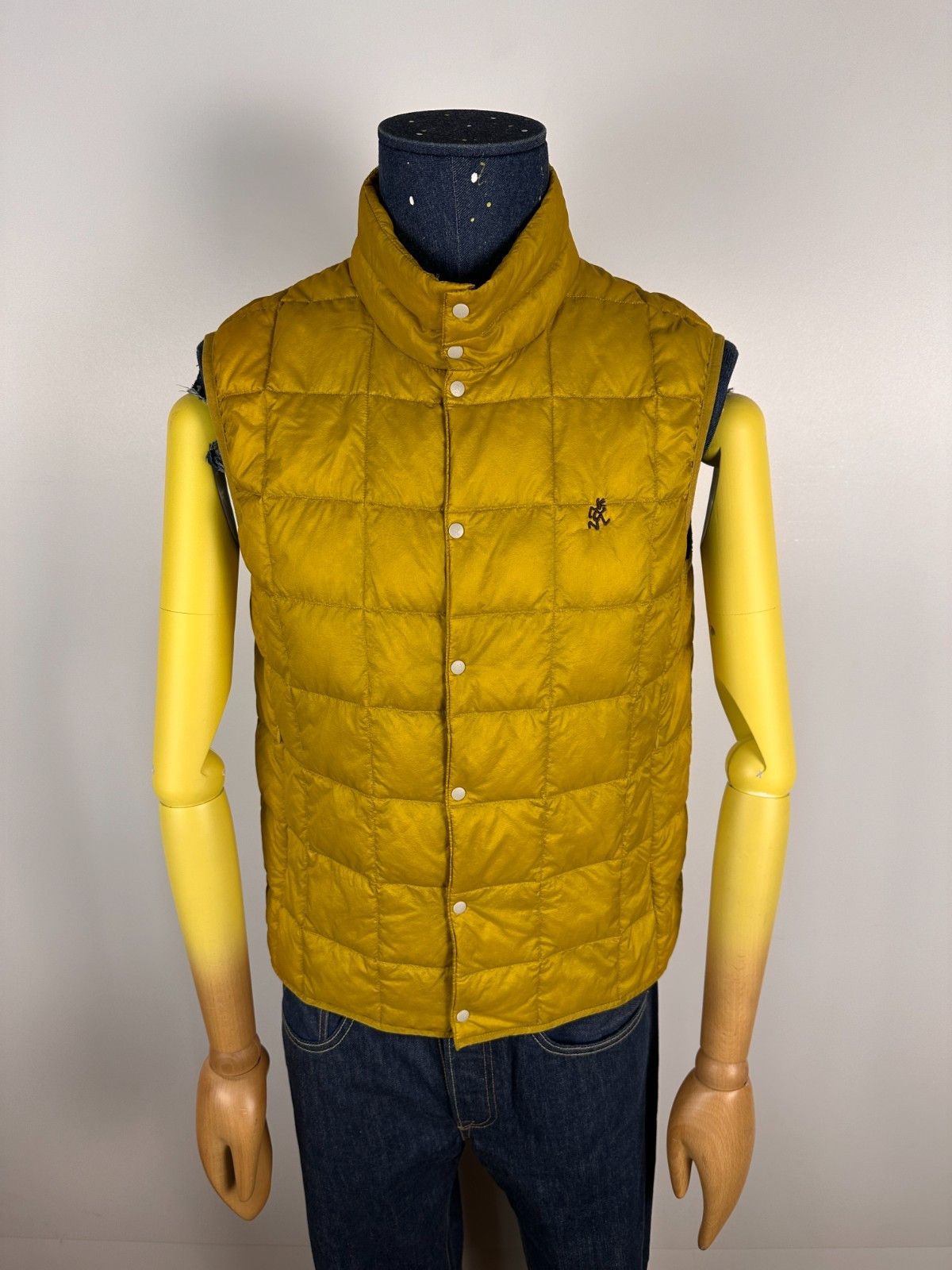 Gramicci x Taion Inner Down Vest Yellow Garmentory Size S