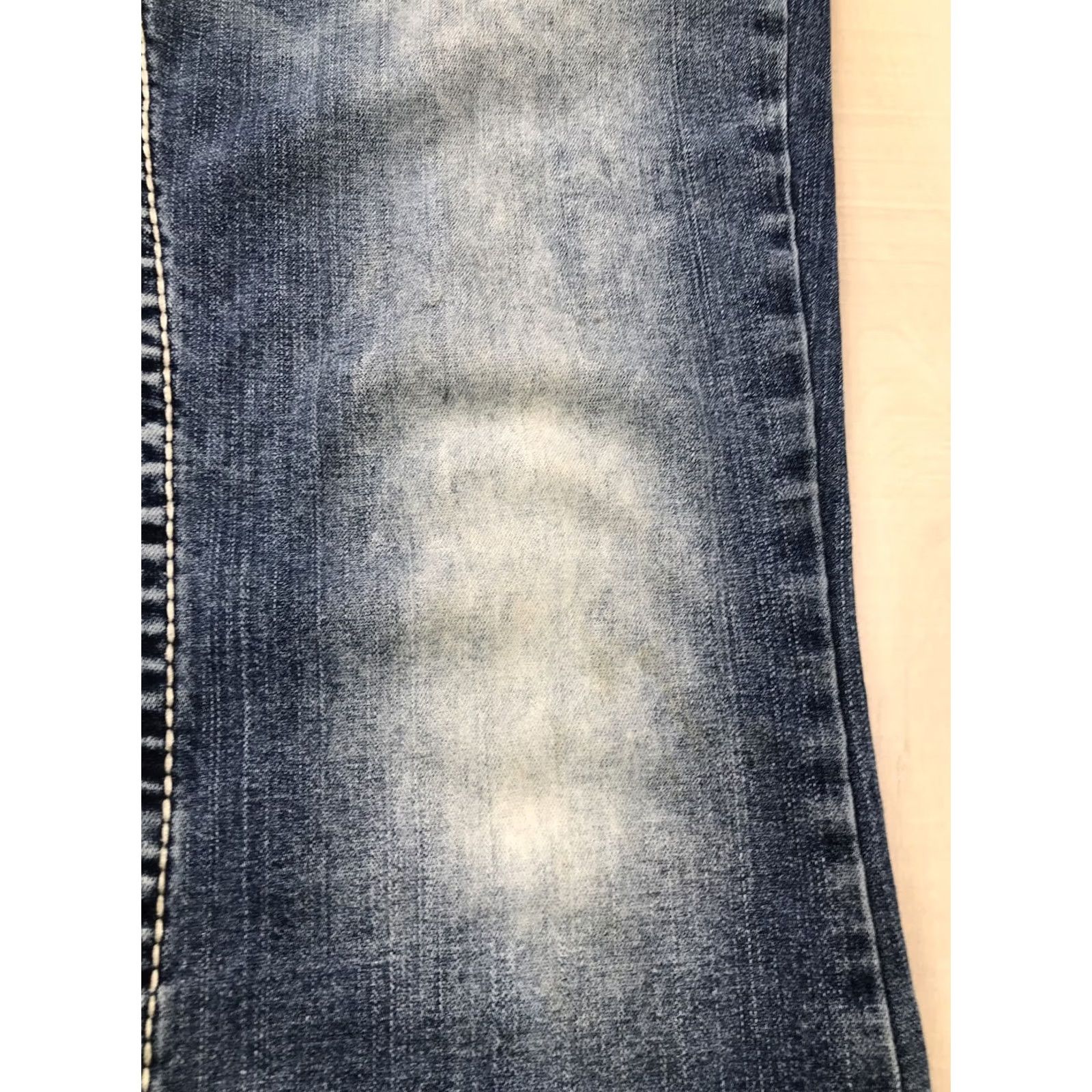 Silver Jeans Co. VINTAGE Silver Jeans Suki Embroidered Denim Jeans Bootscut Women 29x31 Blue Cotton Blend Pocket Distressed Mid Rise 8.5-10.5in Casual Mens? Size 29" - 2 Thumbnail