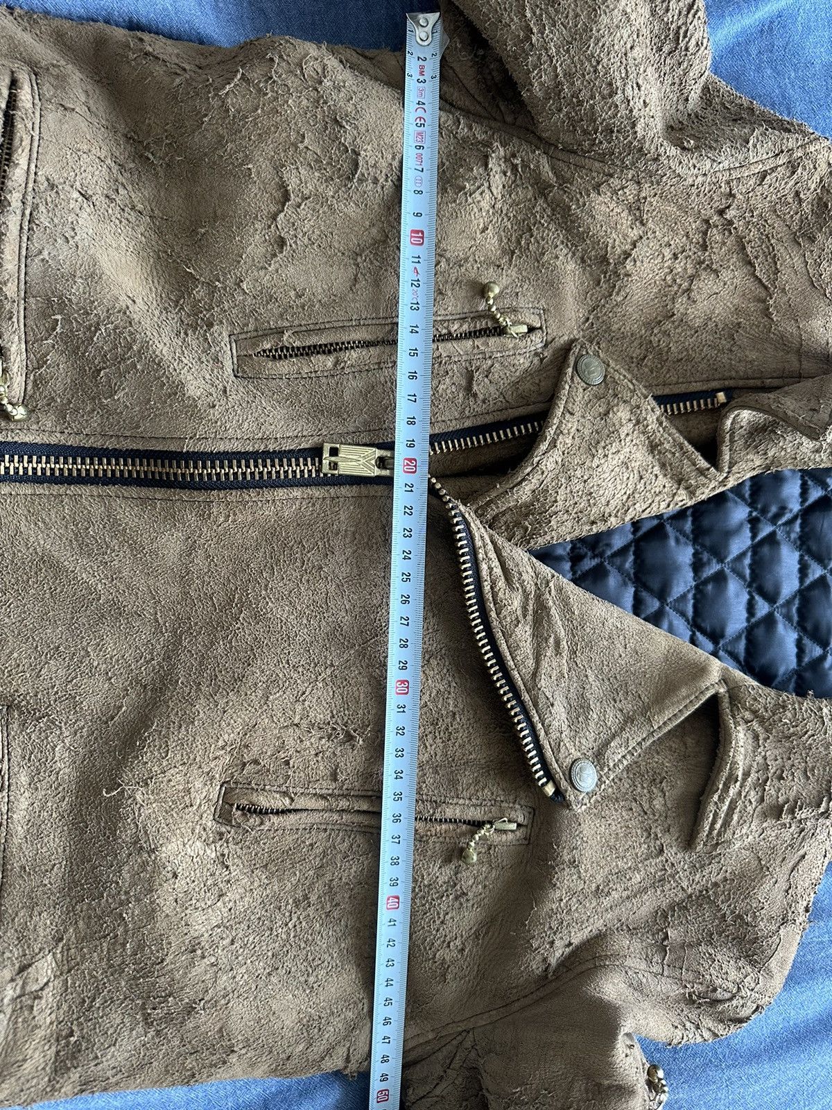 Blackmeans As new rare Blackmeans distressed tan Mens leather jacket Size US L / EU 52-54 / 3 - 3 Thumbnail