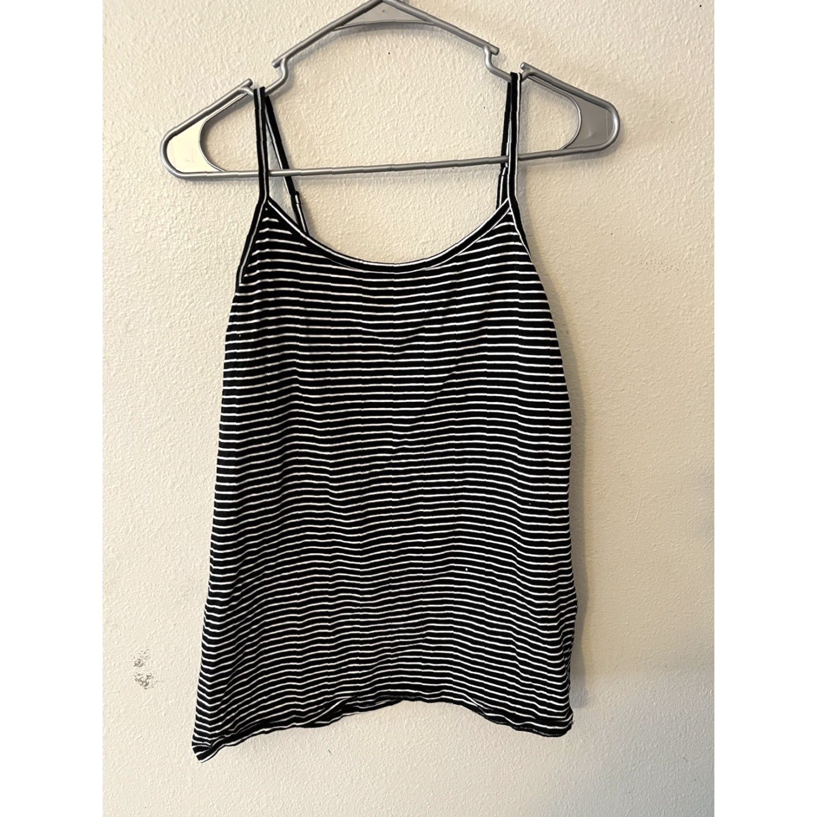 Torrid Torrid Tank Top Cami 1X Black White Striped Spaghetti Straps Shirt Womens Plus Tank Colorful Camisole Size XL / US 12-14 / IT 48-50 - 2 Thumbnail