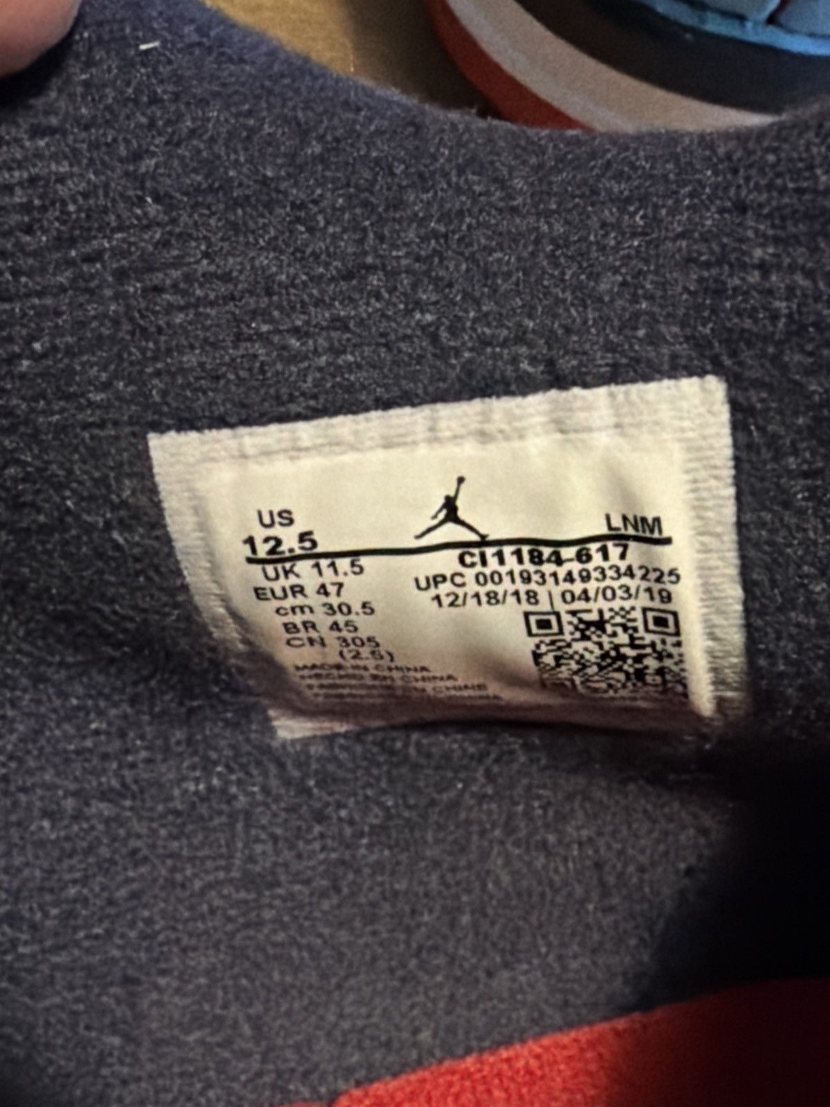 Jordan Brand Jordan 4 FIBA Size US 12.5 / EU 45-46 - 10 Thumbnail