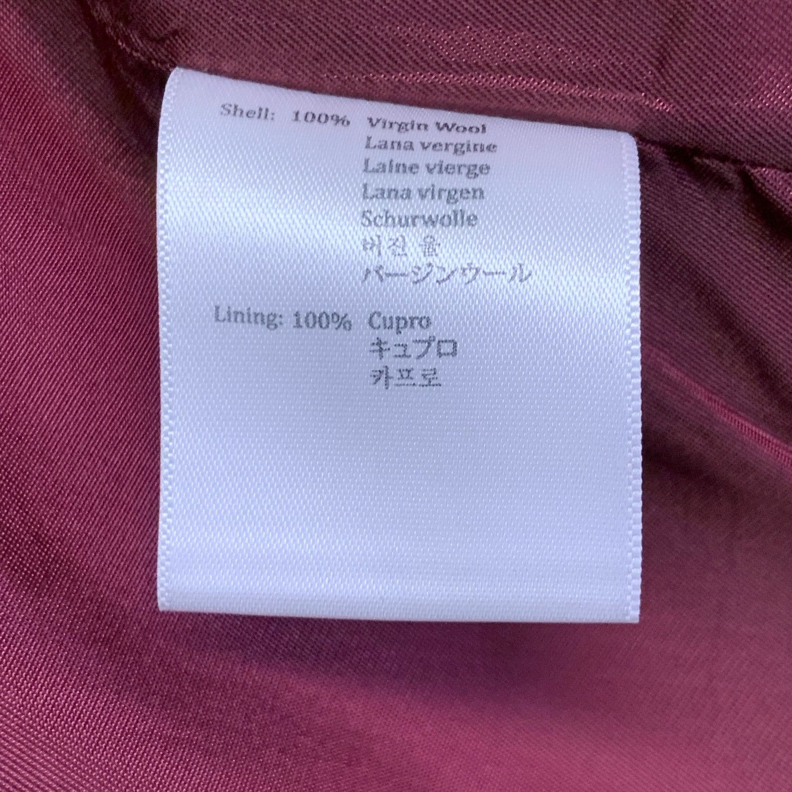 Sies Marjan SIES MARJAN Twill Virgin Wool Contrast Stitch Sport Coat Size 36R - 9 Thumbnail