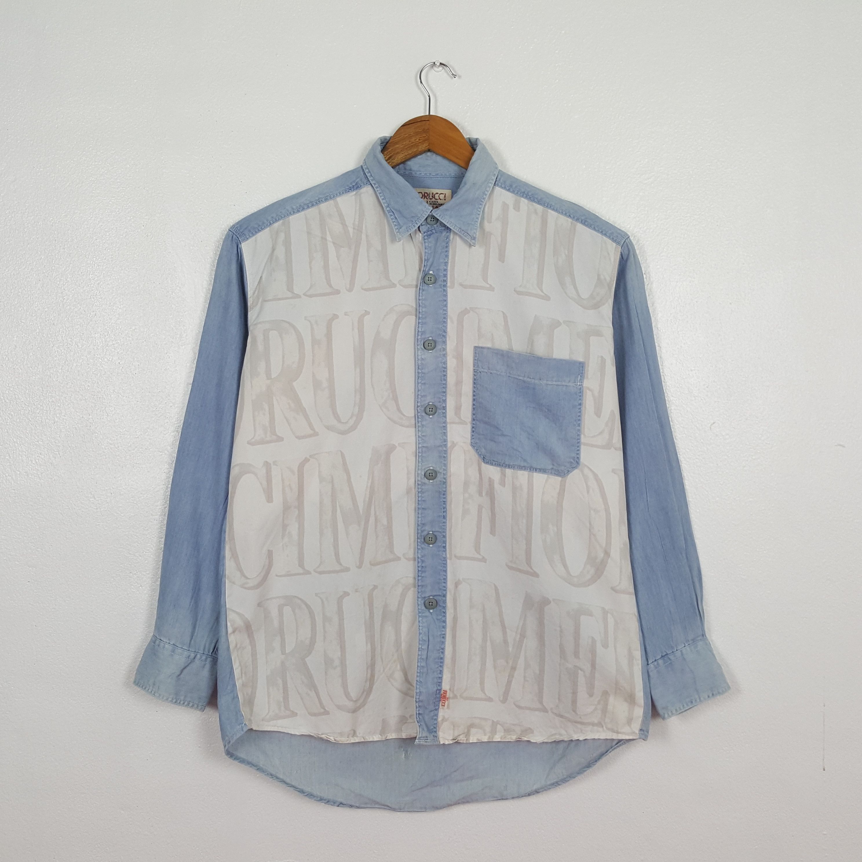 Fiorucci Vintage Fiorucci Men Fashion Brand Shirt C319N30 Size US L / EU 52-54 / 3 - 1 Thumbnail