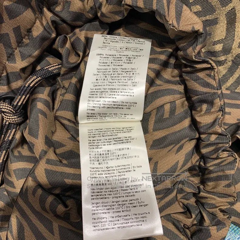 Fendi Fendi Letter Print Detachable Sleeve Hooded Long Sleeve Co Size XXS / US 00 / IT 34 - 5 Thumbnail