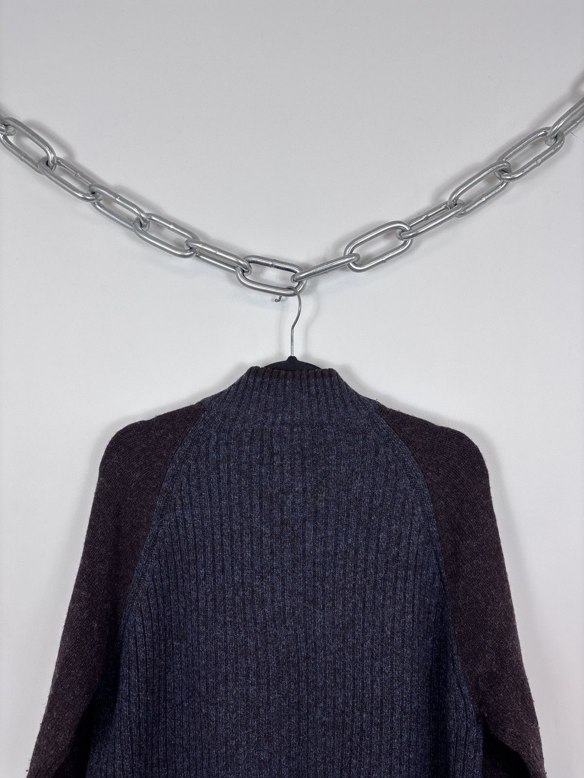 Armani Vintage Armani Jeans Men’s 1/4 Zip Wool Knit Sweater Size US XL / EU 56 / 4 - 15 Thumbnail