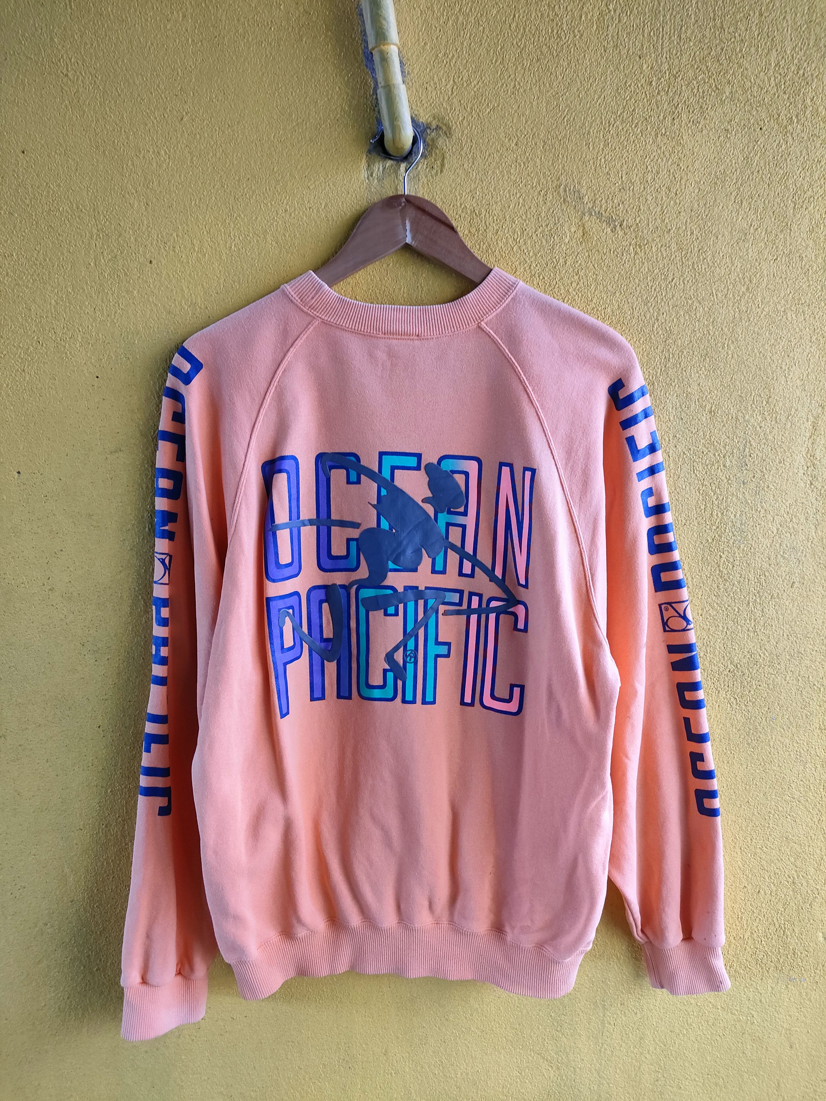 Ocean Pacific × Vintage Vintage Distressed Ocian Pacific Sweatshirt Size US M / EU 48-50 / 2 - 3 Thumbnail