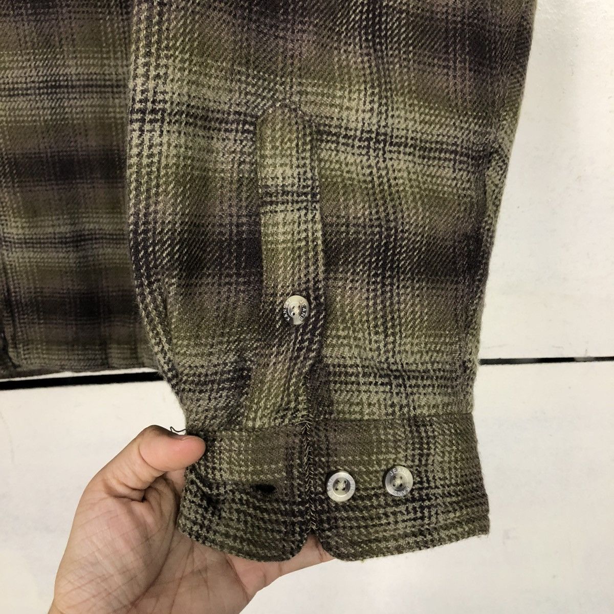 Japanese Brand 🔥VINTAGE WORK SHIRT CHORE JACKET KANSAI JEANS TARTAN DESIGN Size US XL / EU 56 / 4 - 17 Thumbnail