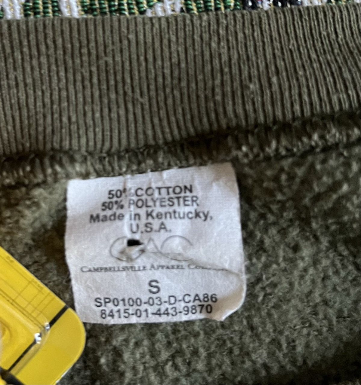 Vintage Vintage 90s USMC US Military Crewneck Sweatshirt Size US S / EU 44-46 / 1 - 2 Thumbnail