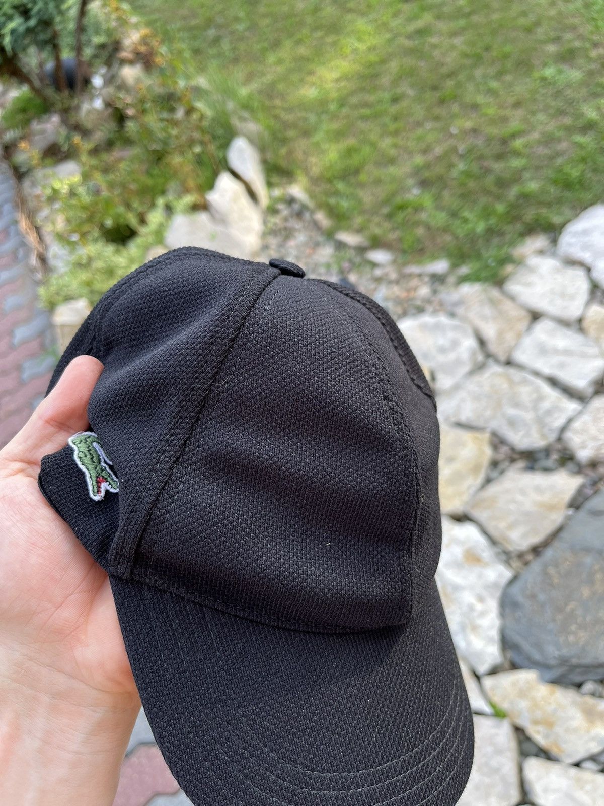 Lacoste × Vintage Lacoste vintage 90s flex fit band basic cap hat logo Size 32 - 13 Thumbnail