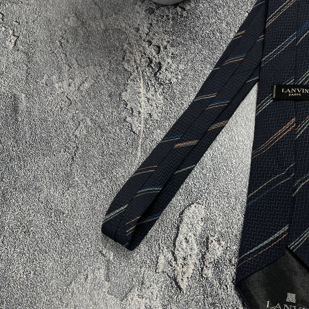 Lanvin Lanvin Paris Men's Floral Bron Tie 100% SILK France Size ONE SIZE - 7 Thumbnail