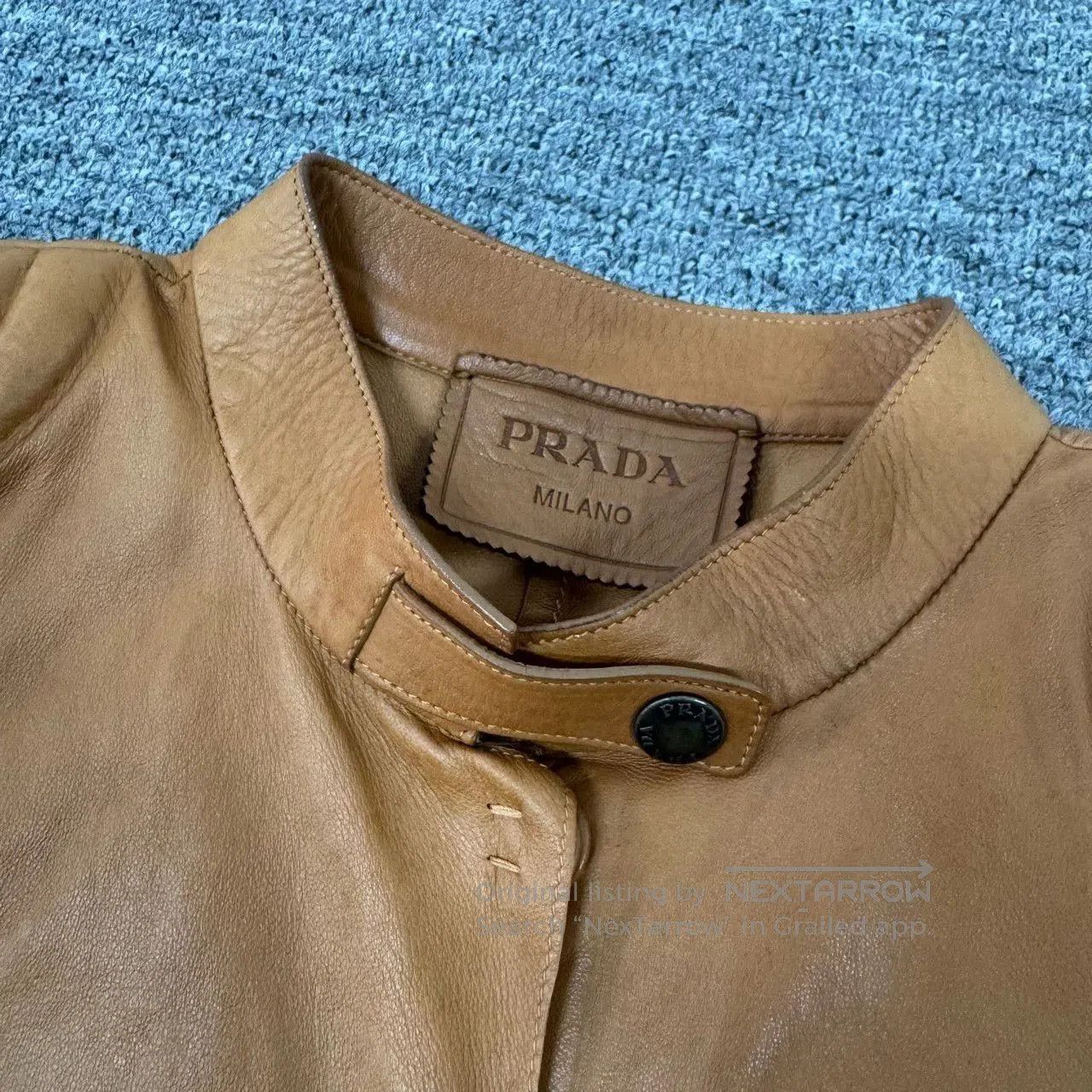 Prada Prada Short Lambskin Biker Jacket. Size S / US 4 / IT 40 - 3 Thumbnail