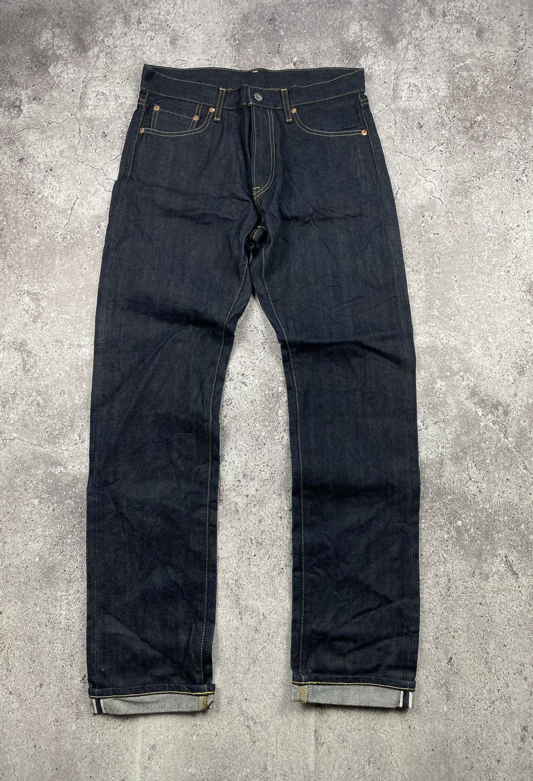 VINTAGE UNIQLO JAPANESSE SELVEDGE DENIM JEANS RARE Y2K🔥