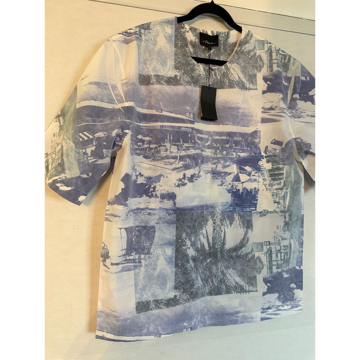 3.1 Phillip Lim 3.1 PHILLIP LIM BOXY POSTCARD PRINT WOVEN TOP Size US M / EU 48-50 / 2 - 3 Thumbnail