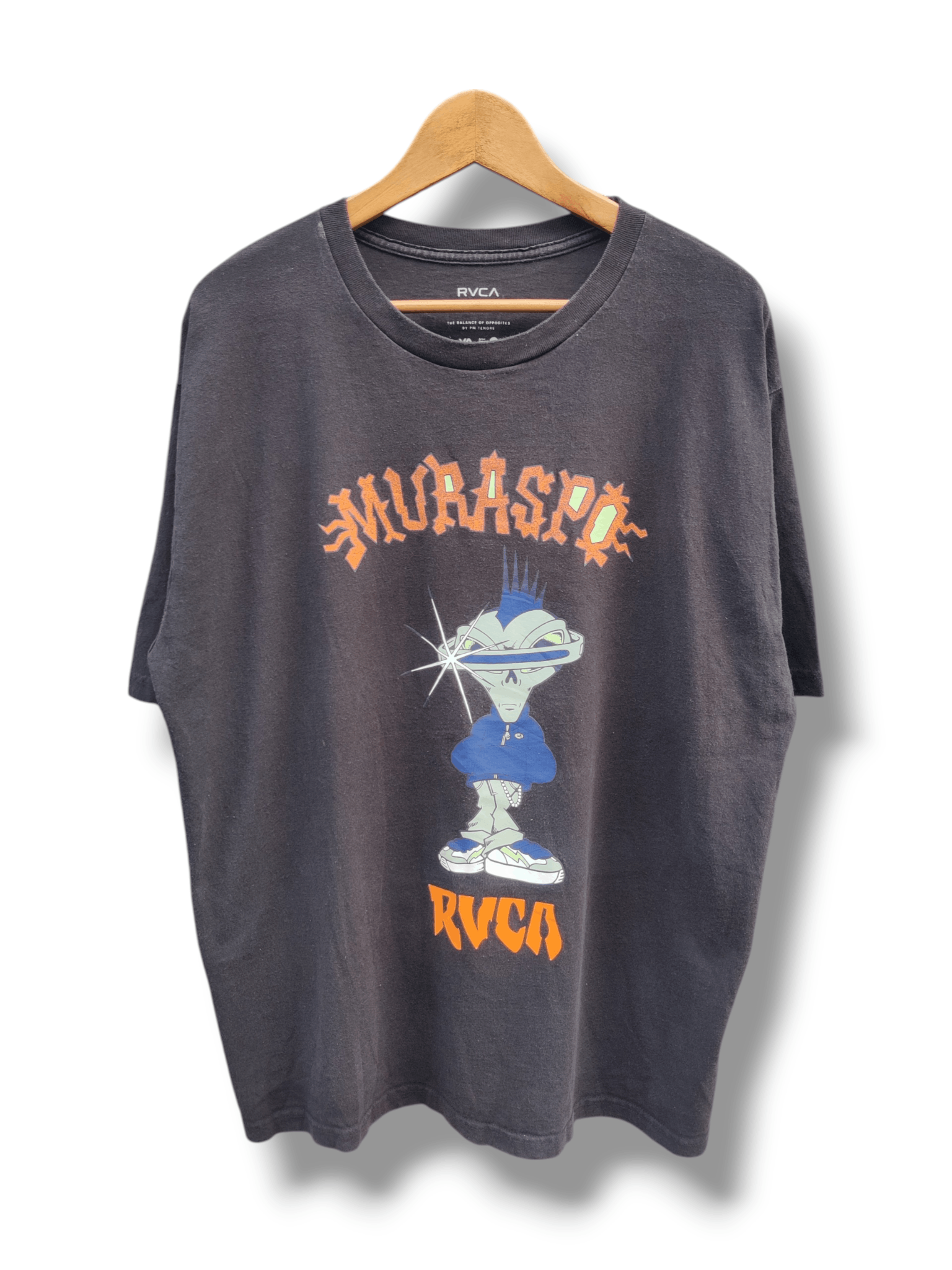 Vintage Vintage Muraspo RVCA Skate Alien Surf Shirt Size US L / EU 52-54 / 3 - 1 Thumbnail