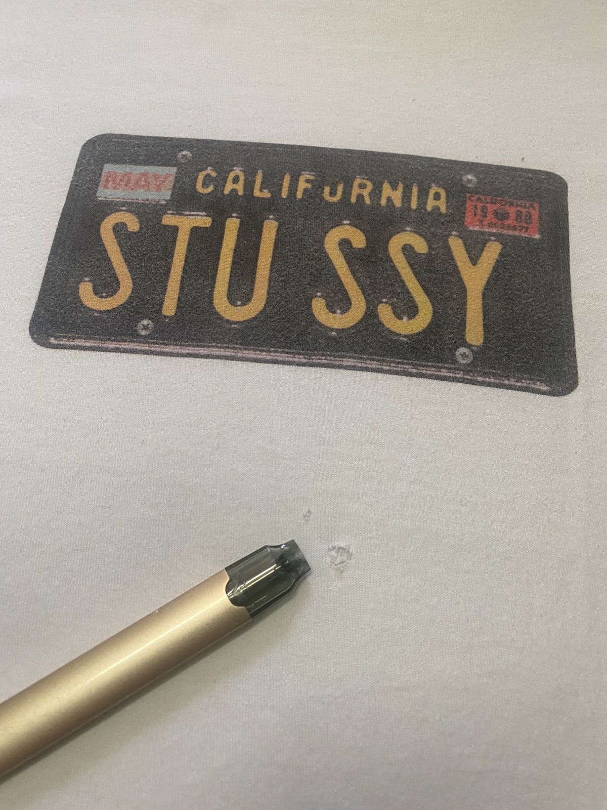 Stussy × Vintage ‼️RARE‼️STUSSY LICENSE PLATE VINTAGE SHIRT TEE🔥 Size US M / EU 48-50 / 2 - 7 Thumbnail