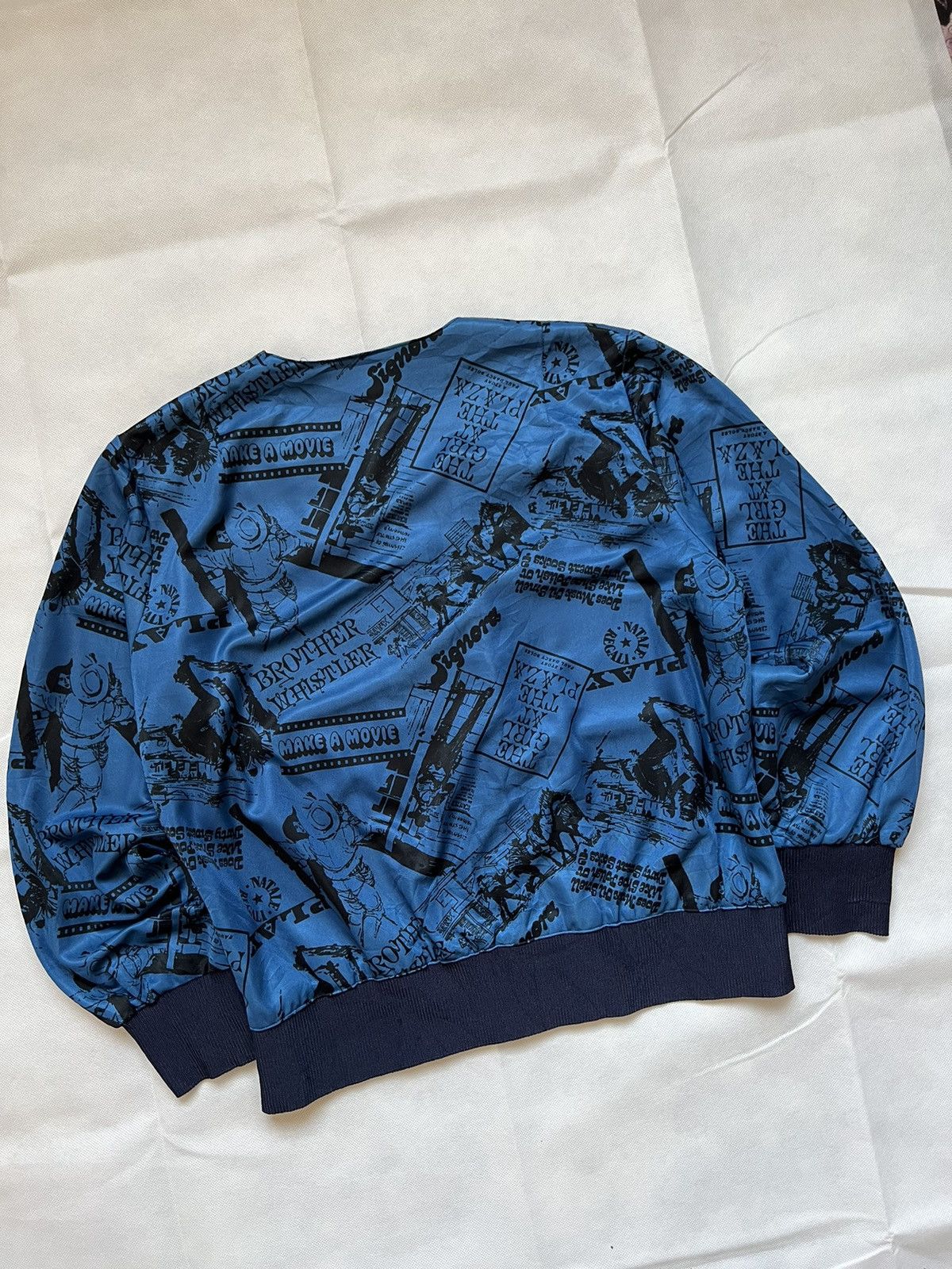 Japanese Brand Vintage Full Print Silk Cardigan Kurt Cobain Style Size US M / EU 48-50 / 2 - 6 Thumbnail