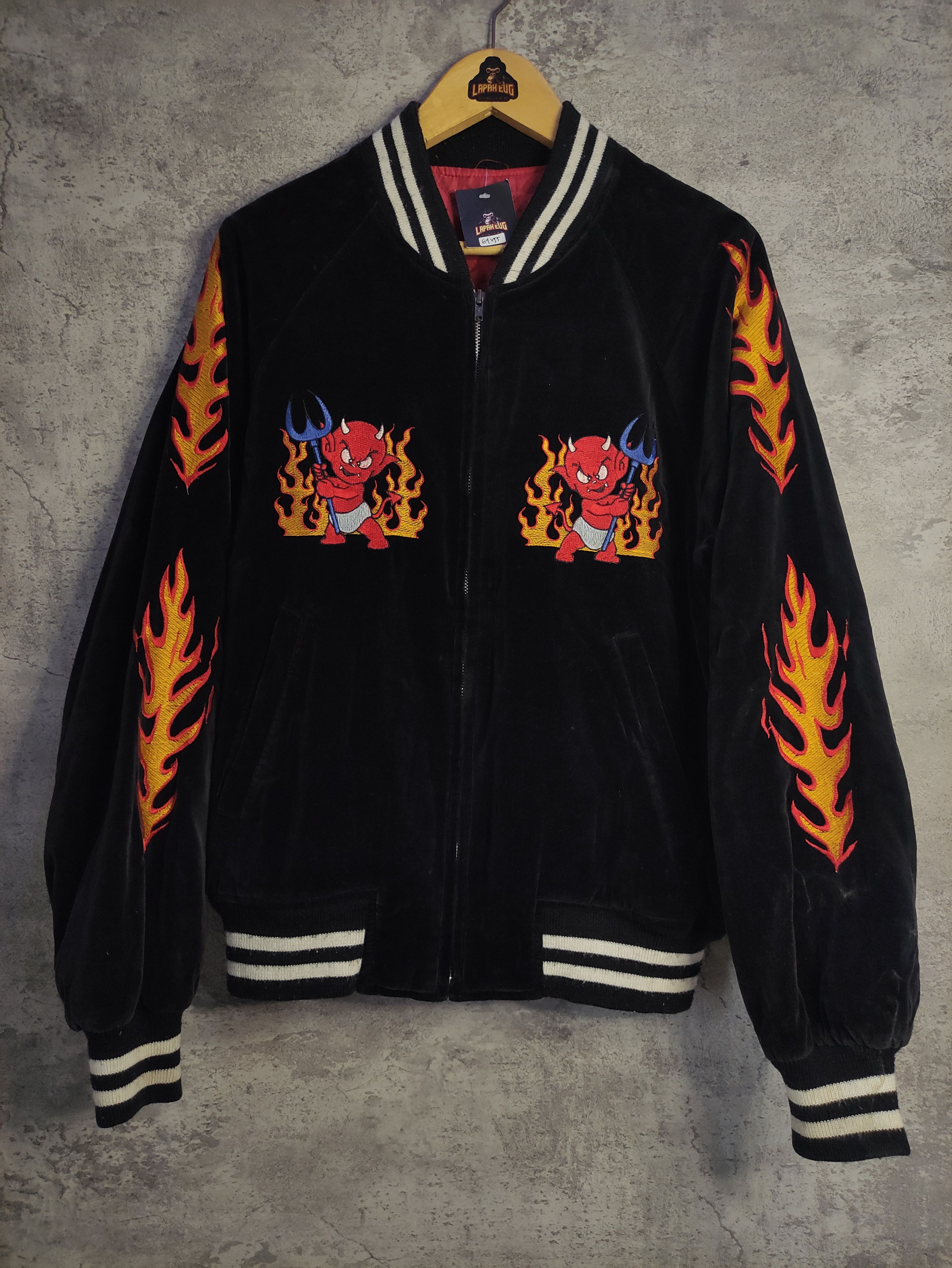 Other Vintage Sukajan Jacket - Great Hot Power Of Devils 90s Size US M / EU 48-50 / 2 - 1 Thumbnail