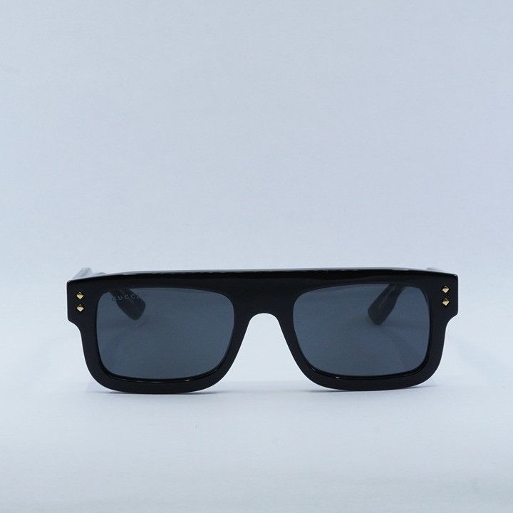 Gucci Gucci GG1085S 001 Sunglasses Black Square Frame, Grey Lenses Size ONE SIZE - 3 Thumbnail