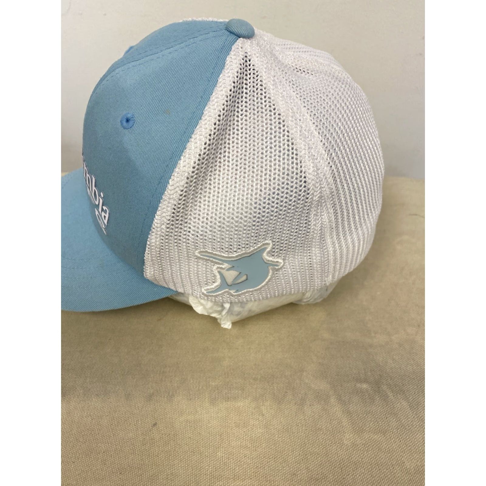 Vintage VINTAGE Columbia PFG Trucker Hat Cap Flexfit Men One Size Blue Outdoor Fishing Casual Summer Size ONE SIZE - 3 Thumbnail