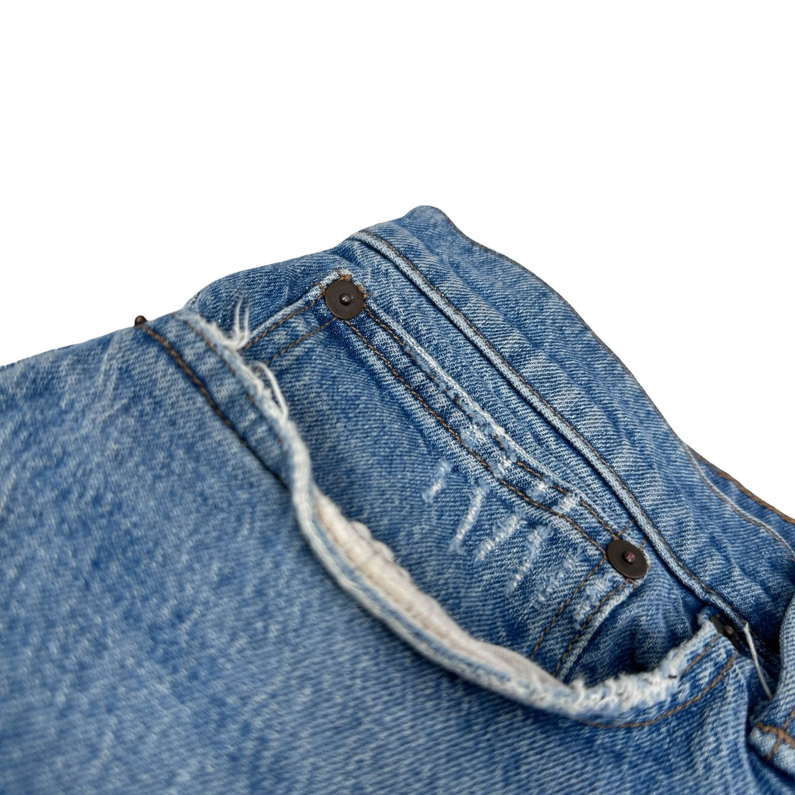 Madewell Madewell Relaxed Taper Jeans Men 33x32 Blue Denim Distressed Size US 33 - 11 Thumbnail