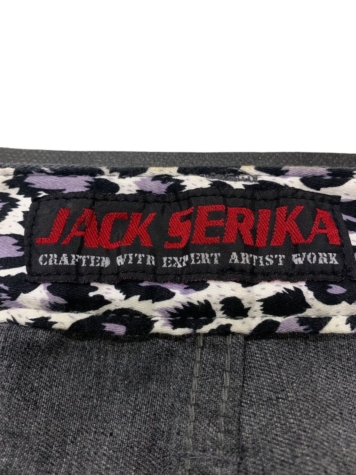 14th Addiction × Hysteric Glamour × KMRii Jack Serika Japan Rockabilly Skull Crafted Pants Size US 30 / EU 46 - 12 Thumbnail