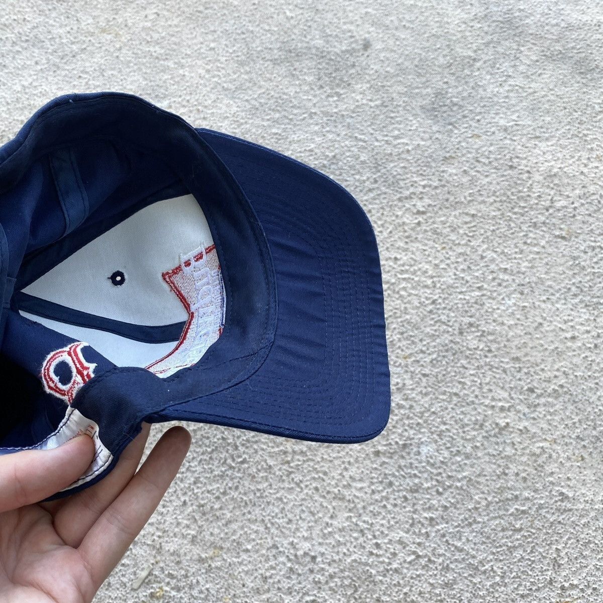 Budweiser Vintage 90s Budweiser Boston Baseball Logo Cap Hat NFL Size ONE SIZE - 6 Thumbnail