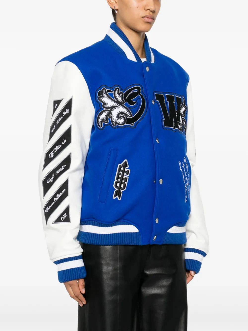 Off-White o1y1125 Jacket in Multicolor Size S / US 4 / IT 40 - 3 Thumbnail