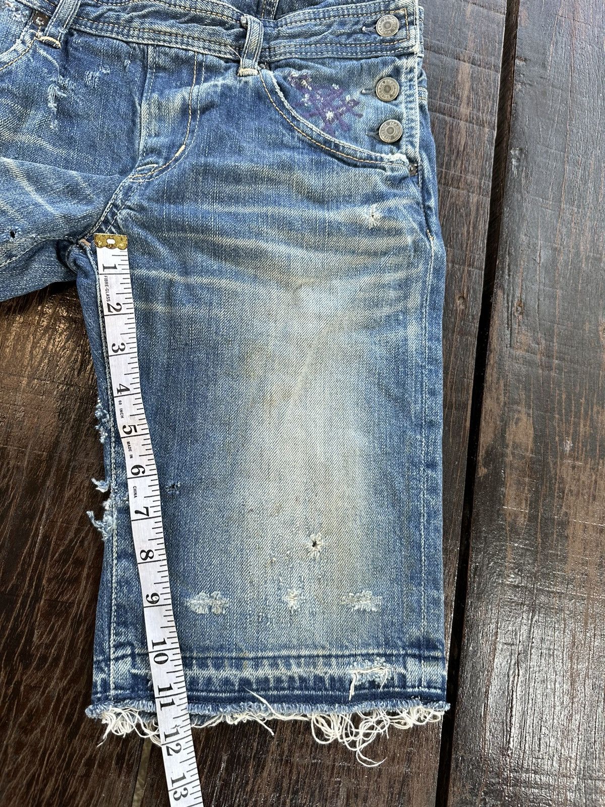 Hysteric Glamour × Vintage Vintage hysteric glamour overall short denim rare design Size 30" / US 8 / IT 44 - 23 Thumbnail