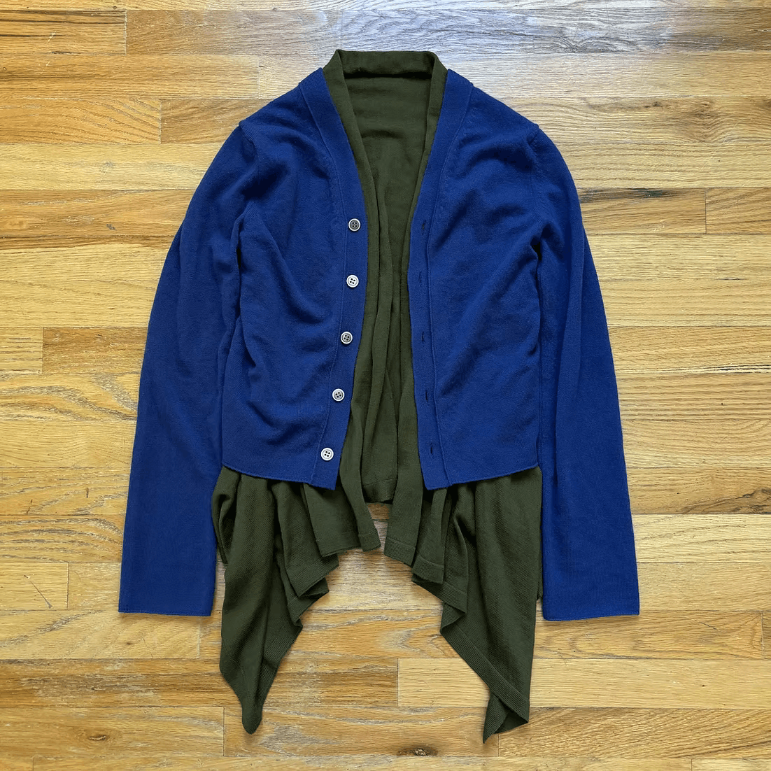 Comme des Garcons SS2010 Layered Cardigan Size S / US 4 / IT 40 - 1 Thumbnail