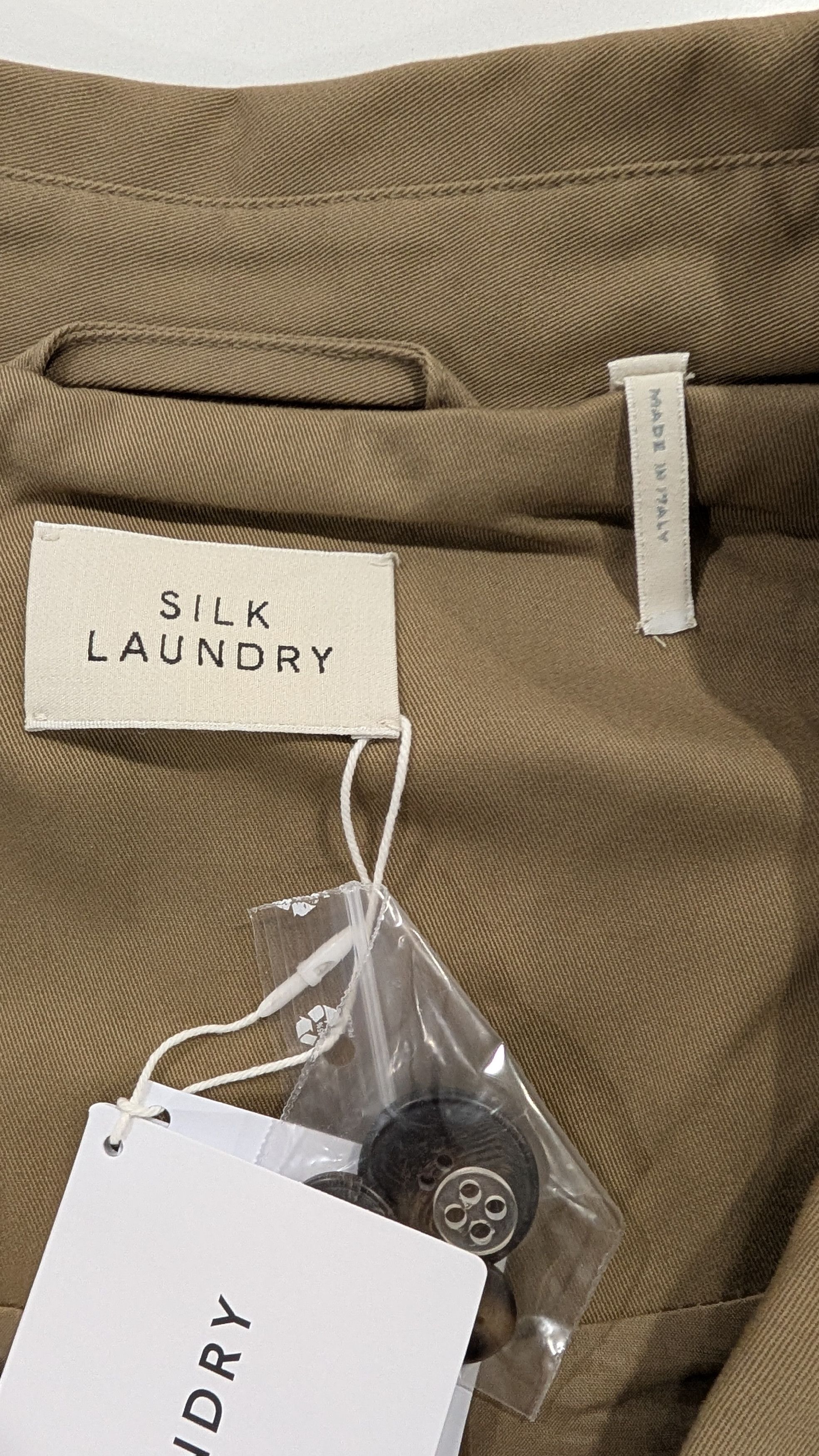 Silk Laundry Silk Laundry The Italian Trench Coat Womens L Size L / US 10 / IT 46 - 16 Thumbnail
