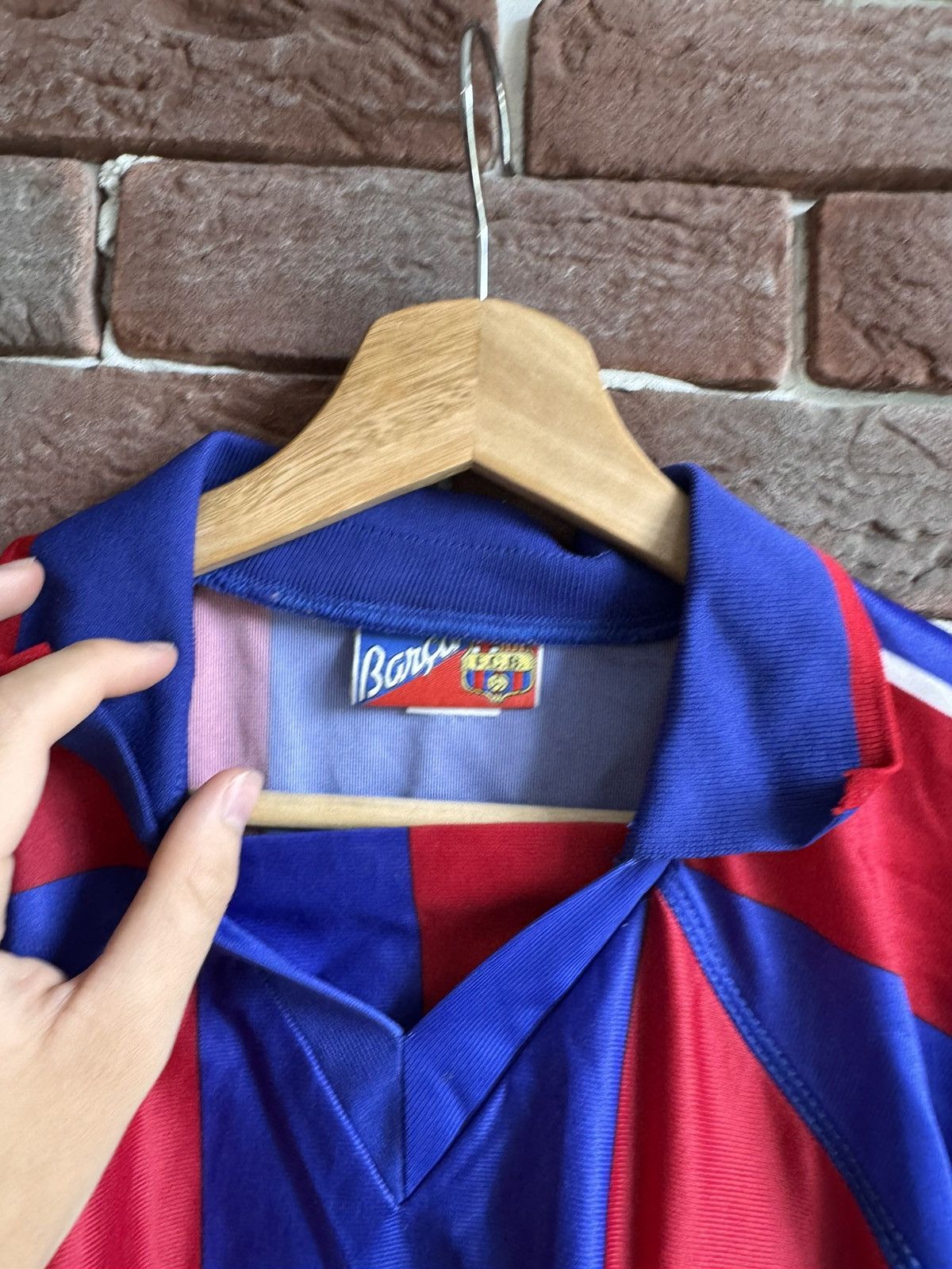 Vintage Rare Vintage FC Barcelona Roger’s Kappa Soccer Jersey Size US XL / EU 56 / 4 - 5 Thumbnail