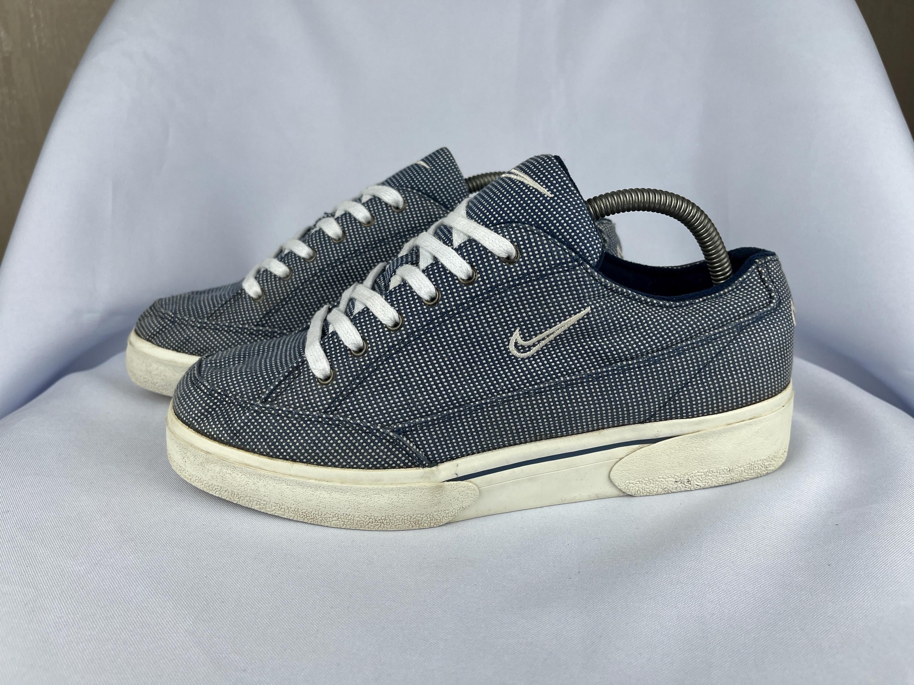 Nike 90's Nike Tennis Court GTS Vintage Canvas Sneakers Womens Size US 9.5 / IT 39.5 - 2 Thumbnail