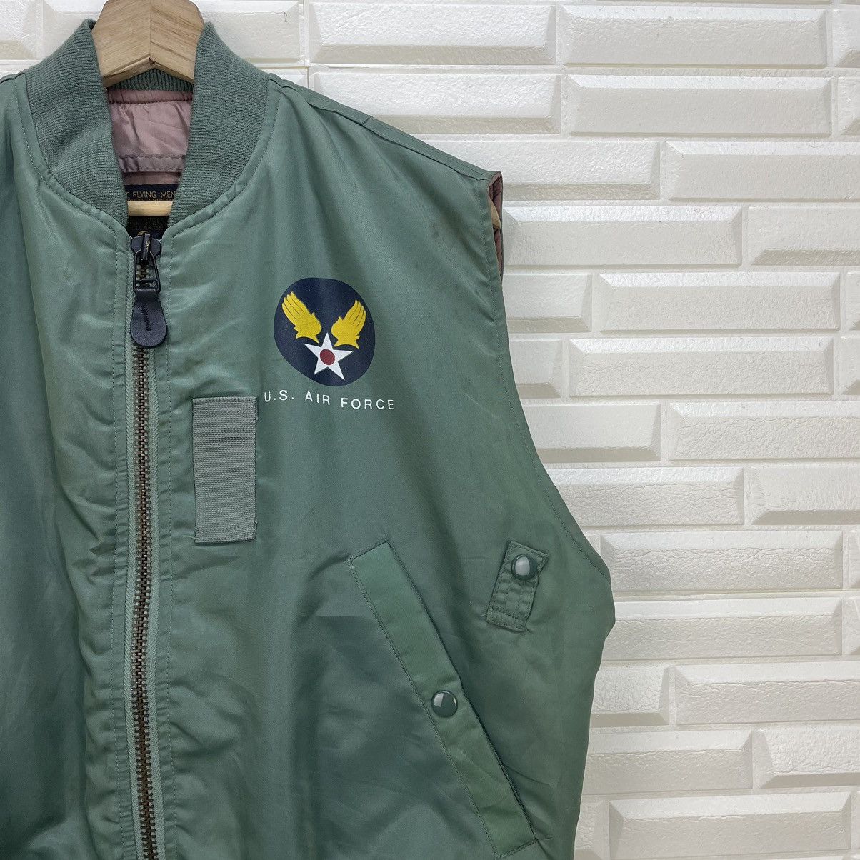 Other Vintage Vest Jacket Air Force Sleeves Less Size US M / EU 48-50 / 2 - 7 Thumbnail