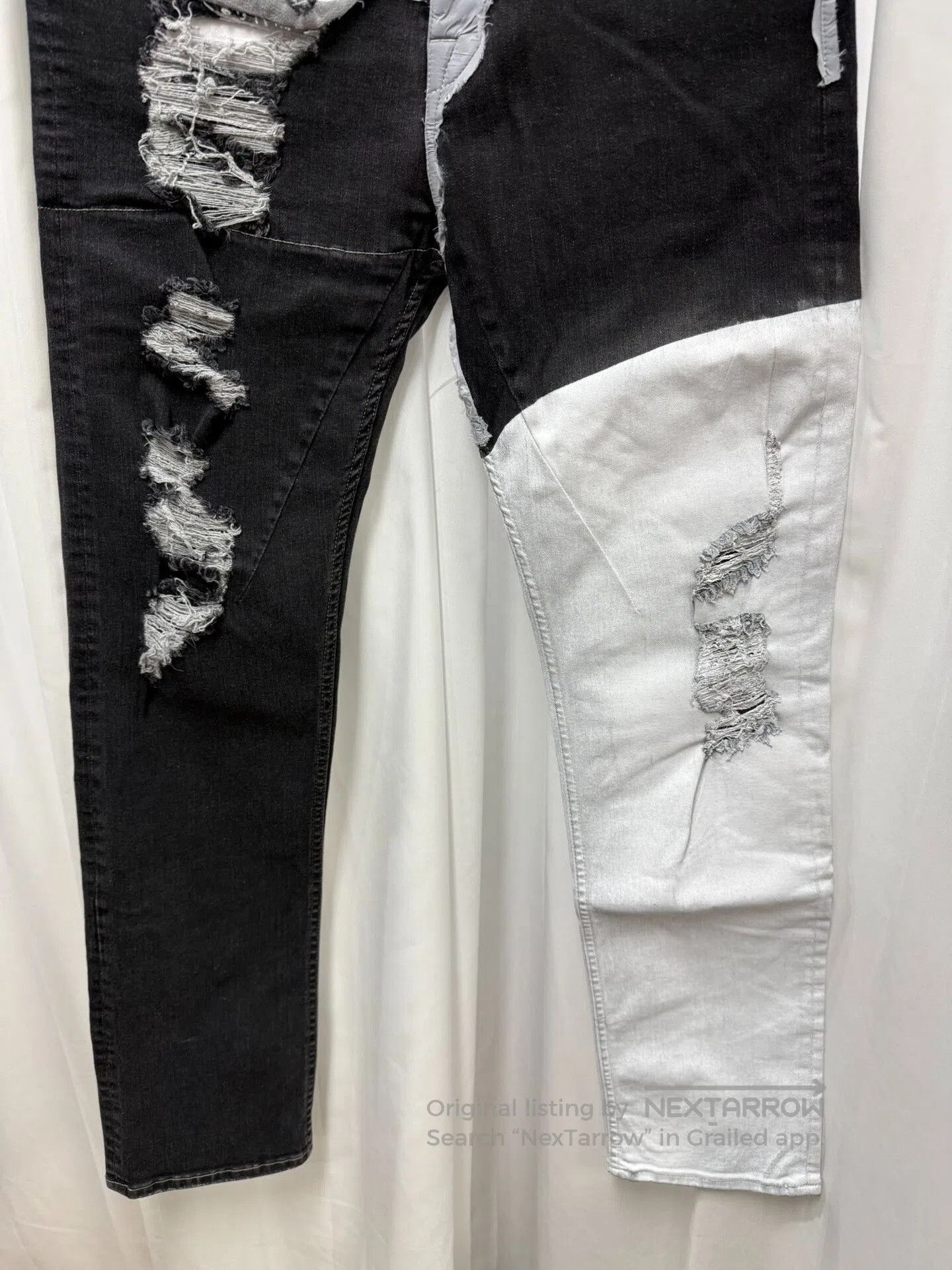 Rick Owens Rick Owens Patchwork Denim Pants. Size US 32 / EU 48 - 3 Thumbnail
