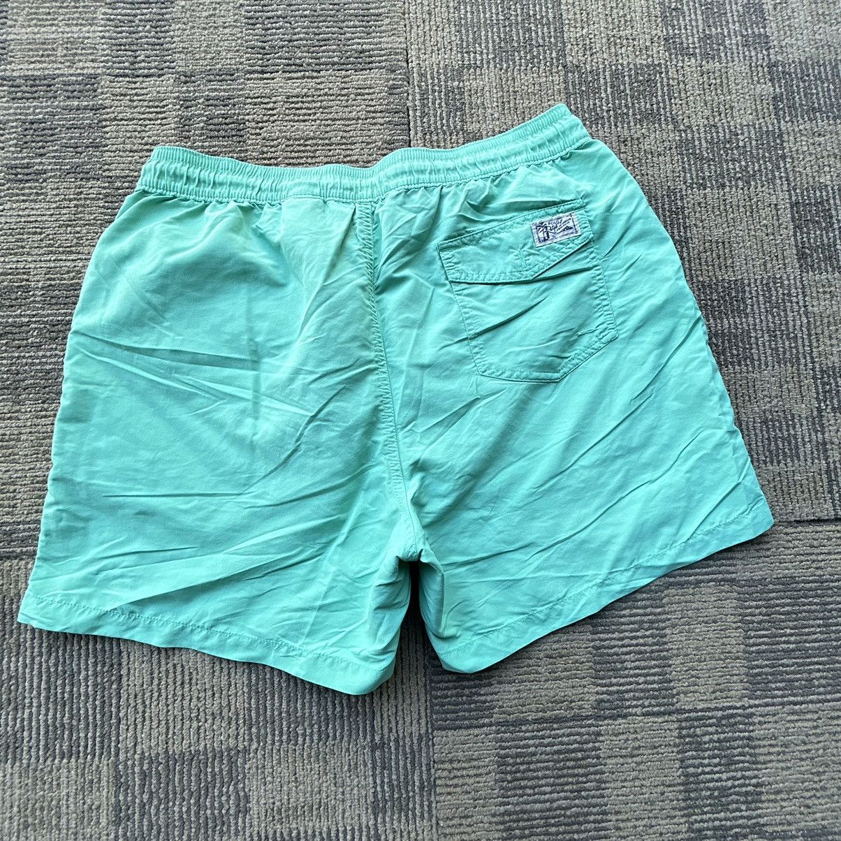 Polo Ralph Lauren Polo Ralph Lauren Light Turquoise Pink Pony Board Shorts Size US 36 / EU 52 - 6 Thumbnail