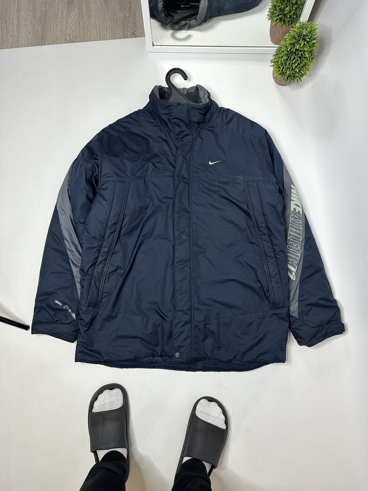 Nike × Vintage Nike Vintage Down Jacket Size US L / EU 52-54 / 3 - 1 Thumbnail