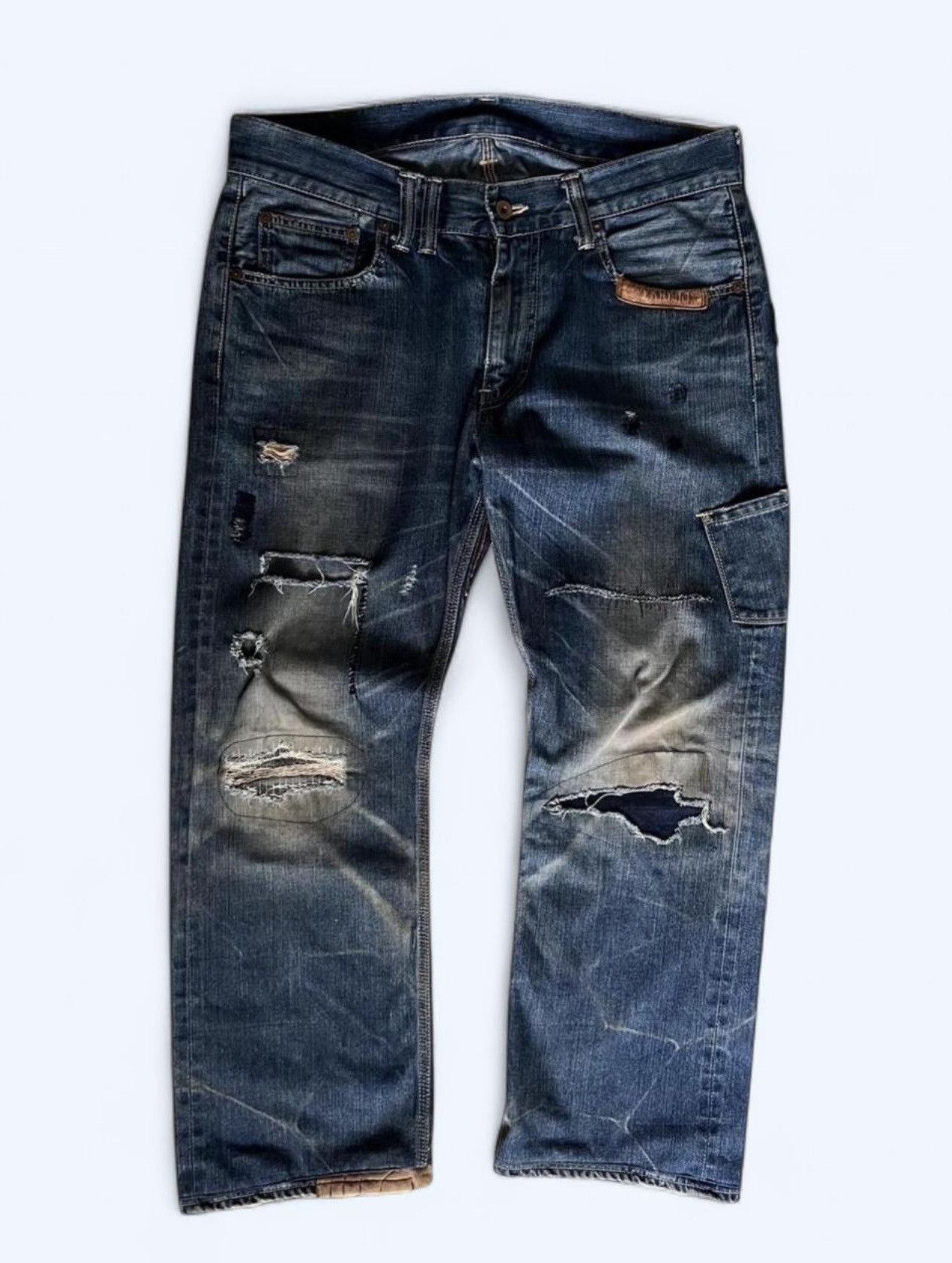 Japanese Denim Patchwork | Grailed