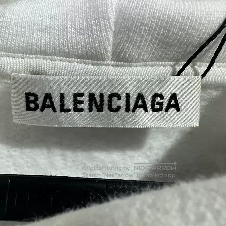Balenciaga Balenciaga Eiffel Tower Small Logo White Hoodie Size US S / EU 44-46 / 1 - 5 Thumbnail
