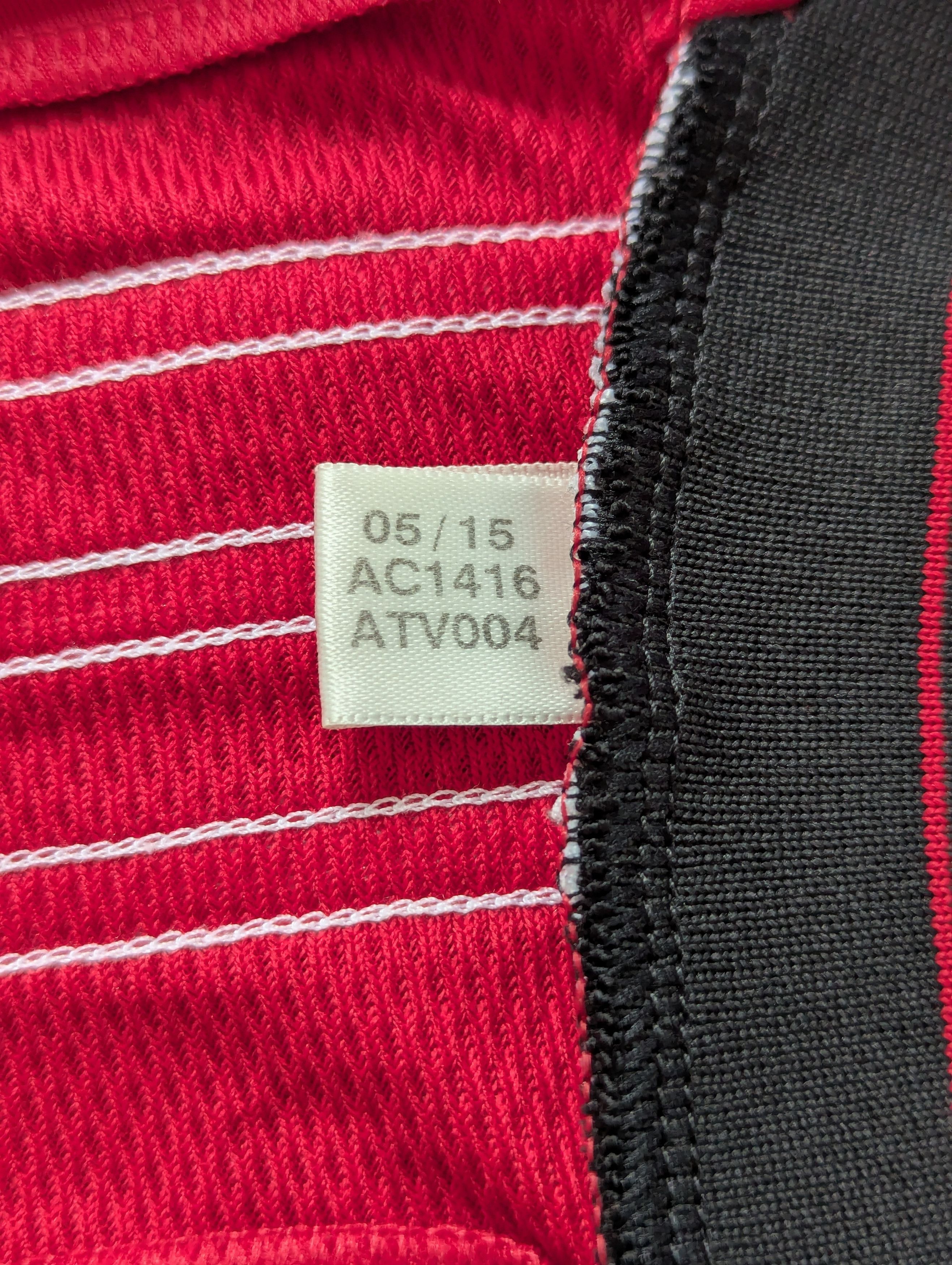 Adidas MANCHESTER UNITED 2015/2016 HOME FOOTBALL SHIRT RASHFORD #19 Size US M / EU 48-50 / 2 - 5 Thumbnail
