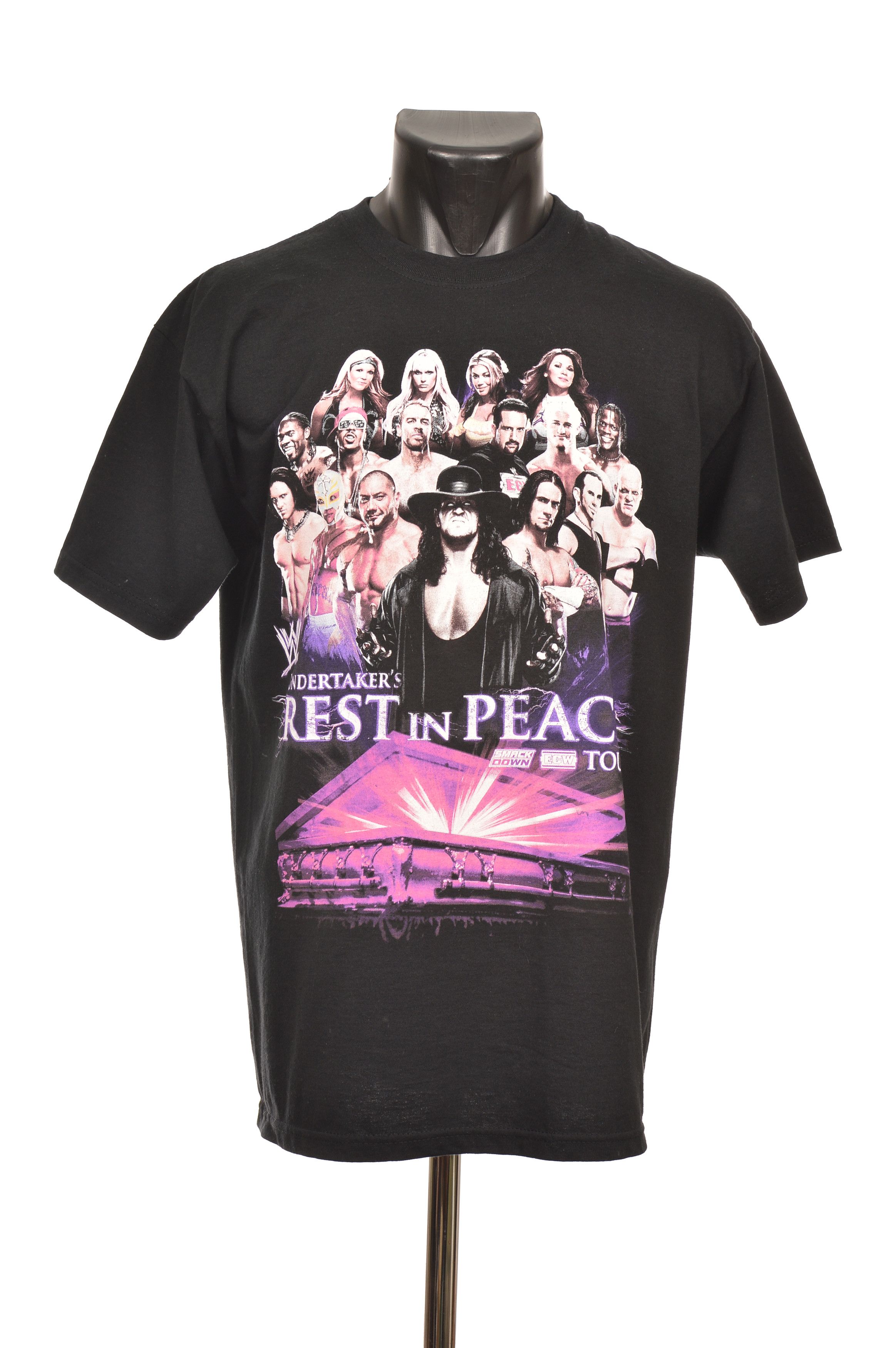 WWE WWE Vintage Undertaker's Rest In Peace Tour Graphic T-Shirt Size US M / EU 48-50 / 2 - 1 Thumbnail